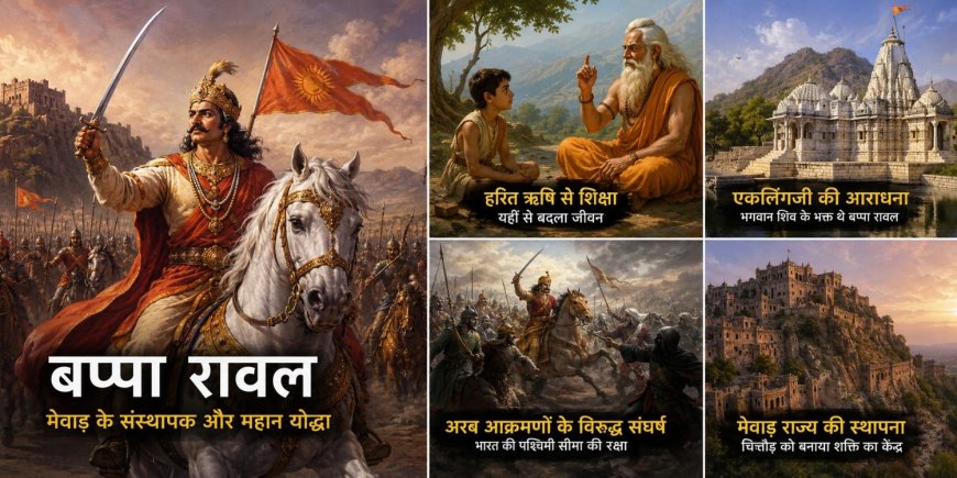 बप्पा रावल: वह महान योद्धा जिसने मेवाड़ की नींव रखी और भारत की पश्चिमी सीमा की रक्षा की