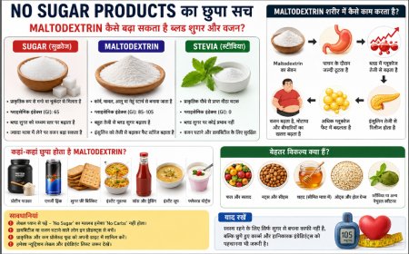 No Sugar Products का छुपा सच: Maltodextrin कैसे चुपचाप बढ़ा रहा है ब्लड शुगर और वजन?