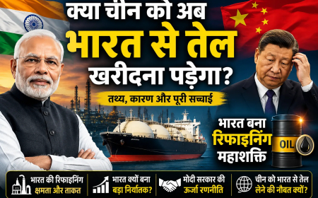 क्या चीन को भारत से तेल खरीदना पड़ सकता है? जानिए कैसे भारत बन रहा है दुनिया की नई ऊर्जा शक्ति